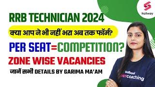 RRB Technician Per Seat Competition 2024  Railway Technician Safe Zone 2024 By Garima Maam