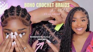 HOW TO DO BOHO BRAIDS ON YOURSELF AT HOME TUTORIAL  ARUKIHAIR  *beginner friendly* Eva Williams