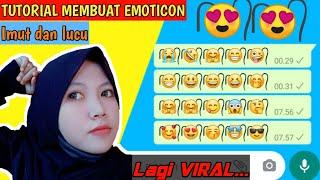 Tutorial Membuat Emoticon Berambut  Viral Banget