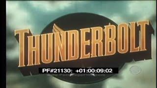 THUNDERBOLT WWII AIR COMBAT DOCUMENTARY   ITALIAN CAMPAIGN  12th AIR FORCE  COLOR VERSION 21130