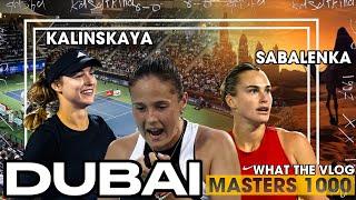 DUBAI MASTERS. KALINSKAYA ABOUT PARTIES. SABALENKA FIRST DANCE LESSON