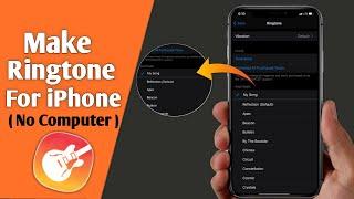 How to Set ANY Song Ringtone in iPhone  Make Ringtone For iPhone using GarageBand - 2021  Hindi