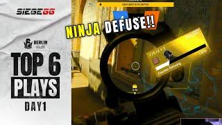 Top 6 R6 Plays Six Major Berlin Day 1