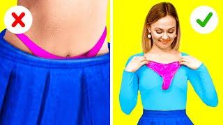 EASY CLOTHES HACKS TO LOOK GORGEOUS EVERY DAY  Smart DIY Ideas To Be Popular by 123 GO Genius