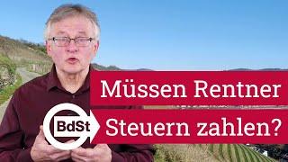 Wann müssen Rentner eine Steuererklärung abgeben wann Steuern bezahlen?