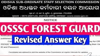 OSSSC Forest Guard Revised Answer Key 2024 OSSSC Forest Guard Result 2024 OSSSC New Update #osssc
