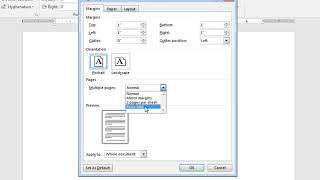 MS Word How to Set Default Page Setup