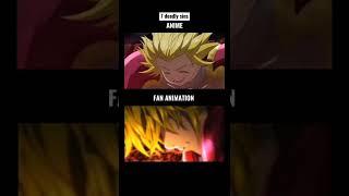 ESCANOR VS MELIODAS Anime vs Fan animation