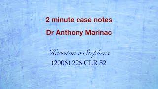 Harriton v Stephens Wrongful Birth