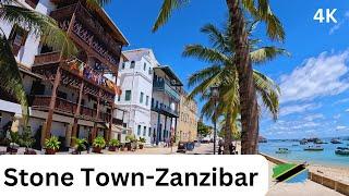 Zanzibar Stone Town a Walking tour in Immersive 4K ASMR