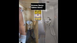 Karavan Banyo Yalıtım - Yüzey Kaplama - Kolaylık  #karavan#yalıtım#caravan#repair#karavanyapımı