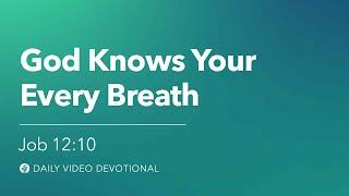 God Knows Your Every Breath  Job 1210  Our Daily Bread Video Devotional