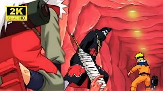 Itachi y Kisame HUYEN de Jiraiya  Sasuke y Jiraiya vs Itachi y Kisame BATALLA COMPLETA