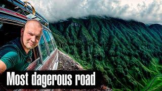 Driving On The most Dangerous and Scariest Mountain Road in the World  Life at the Extreme