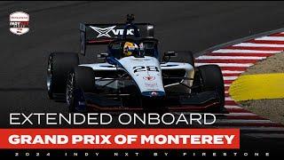 Jamie Chadwicks Extended Onboard 2024 Grand Prix of Monterey Race 1  INDY NXT by Firestone