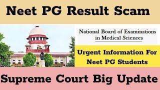 Neet Pg 2024 latest News Today  Supreme court Big update Neet PG Counselling latest news today