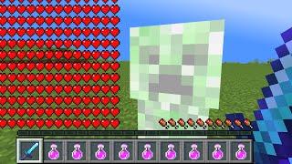 Minecraft But Your Health Multiplies Every Time A Creeper Explodes You...