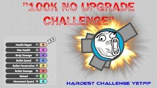 Diep.io  100K NO UPGRADE CHALLENGE  HARDEST CHALLENGE YET??