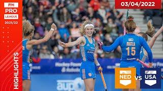 FIH Hockey Pro League - Netherlands vs USA  Game 2 highlights