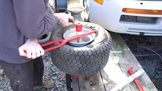 Harbor Freight Mini-Tire Changer How to Change A Tractor Tire