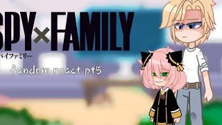 fandom react...pt5{ship} Anya and Loid turn