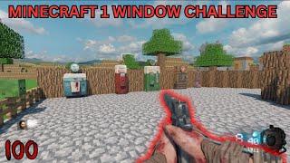 Minecraft One Window Challenge - Black ops 3 Custom Zombies