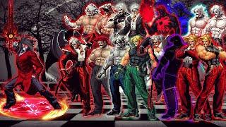 KOF Mugen Remus Vs 16 Ultimate Bosses Rugal Team  1 Vs 16