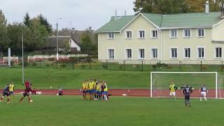 Гол Глубокого в ворота Шумилино cо штрафного 2  Glubokoe free kick goal vs Shumilino