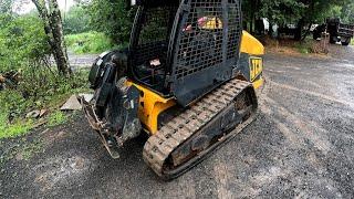 Buying and fixing a mono boom skidsteer JCB 180T  Part 1