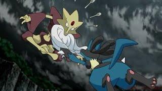 Ash Vs GurunGurkinn  Mega Alakazam Vs Ashs Lucario  Pokemon Journeys Episode 84.