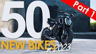 Top 50 NEW Motorbikes for 2023 Part 1 Aprilia to Honda EICMA & Motorcycle Live REVIEW