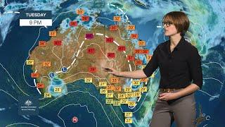 Weekly weather from the Bureau of Meteorology Sunday 9 February