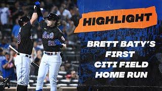 Batys First Citi Field Home Run