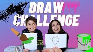 DRAW CHALLENGE mit KLEINEM BRUDER  FAIL 