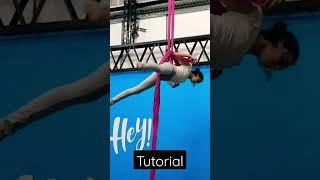 Prontito TUTORIAL de este escape con spins Les gusta? #acrotelas #telasaereas #aerialsilks