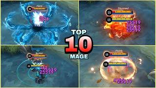 TOP 10 BEST MAGE FOR 2024  MOBILE LEGENDS