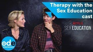 Therapy with the Sex Education cast