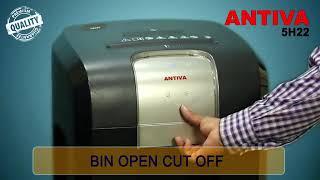 5H22  ANTIVA  High Volume Nonstop Departmental Shredder.