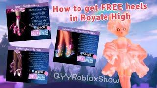  How to get FREE heels in Royale High Easy