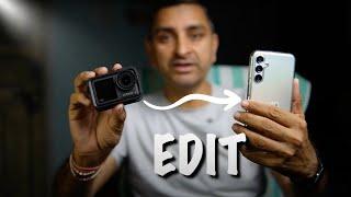 ACTION CAMERA FOOTAGE Edit IN MOBILE