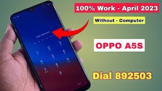 Oppo A5s Hard Reset  Oppo A5s Password Unlock  Without Pc 2023  Oppo A5s Ka Lock Kaise Tode