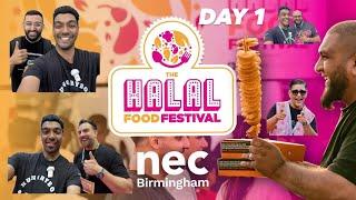 THE HALAL FOOD FESTIVAL NEC 2024 DAY 1 MEGA COLLABS FT HEYMAN HALAL MUNCHIES MR MUNCHBOX & TAS
