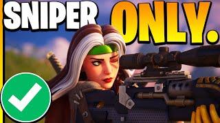 I Played Fortnite with Only a Sniper for 7 Days Straight