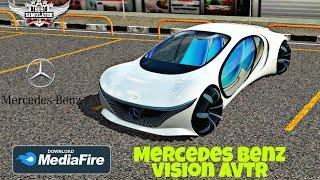 Mercedes benz vision AVTR car mod for BUSSID  MediaFire link   Modding simulation