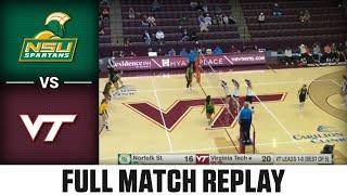 Norfolk State vs. Virginia Tech Full Match Replay  2024 ACC Volleyball