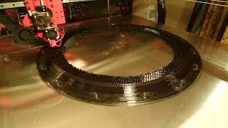 Printing large part for a machine