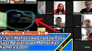 FULL VIDEO ENA ENA Mahasiswa di Zoom Lupa Mematikan Kamera