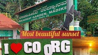 One day trip to Madikeri Coorgplaces to visit in MadikeriRajas Seat beautiful sunrise and sunset