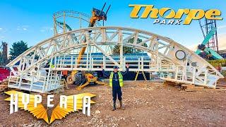 HYPERIA’s Final TRACK Piece  THORPE PARK #65