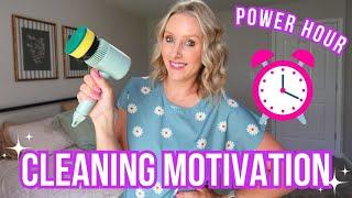 🫧    *EXTREME CLEANING MOTIVATION* Power Hour DEEP Cleaning  Clean With Me